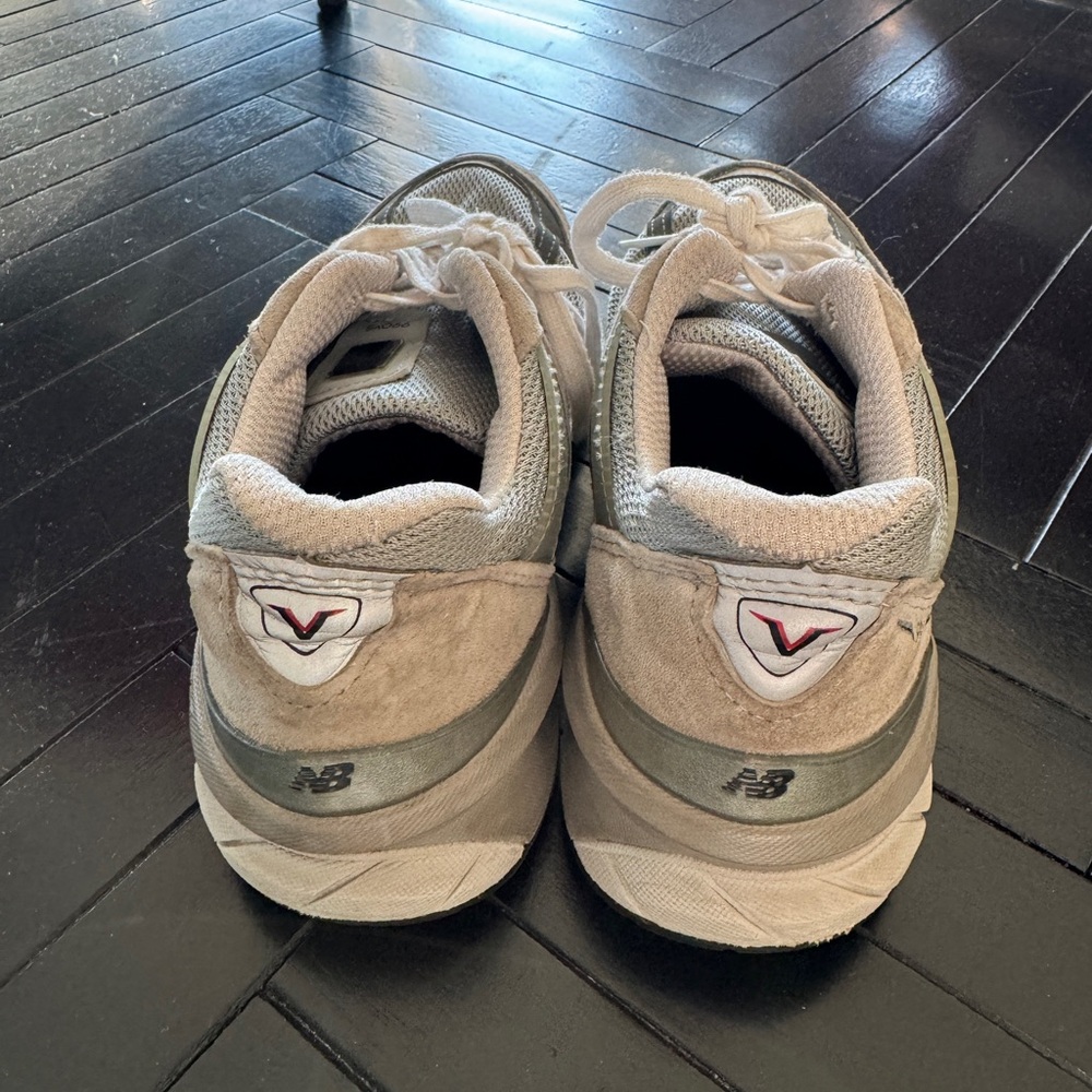 New Balance Light Gray Knit Sneakers - Picture 4 of 4
